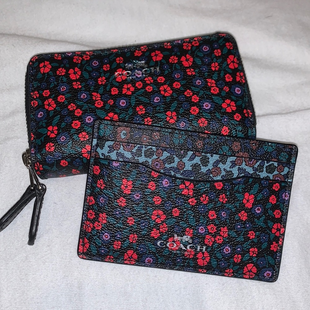 coach card holder and mini wallet